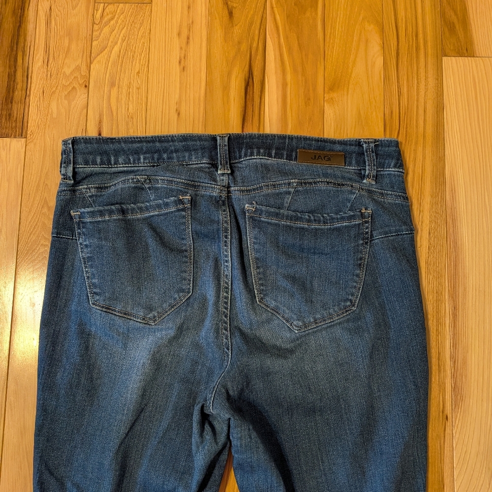 JAG Jeans Women's 10/30 Pull On High Rise Skinny Stretch Denim Medium Wash - Picture 4 of 7